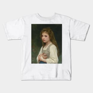 Jeanne by William-Adolphe Bouguereau Kids T-Shirt